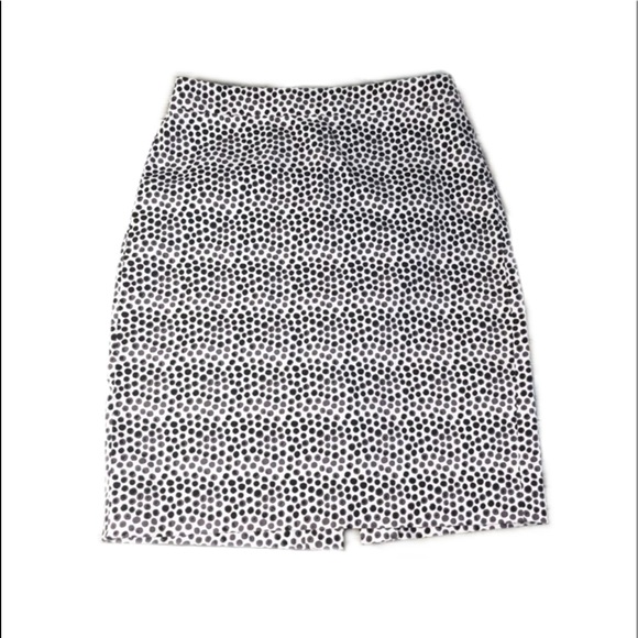 J Crew The Pencil Skirt Printed Brown Sz 2 - Picture 1 of 9
